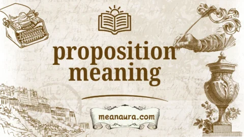 proposition meaning