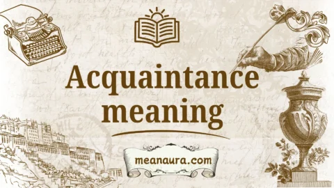 acquaintance meaning