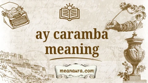 ay caramba meaning