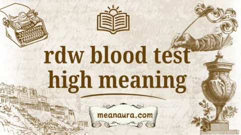 rdw blood test high meaning
