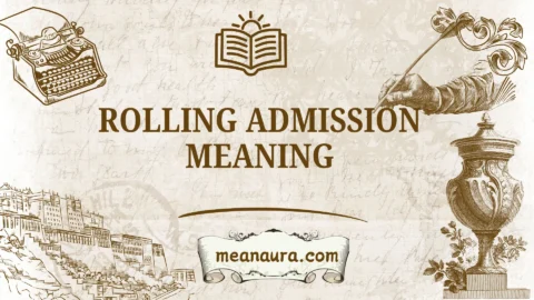 rolling admission meaning