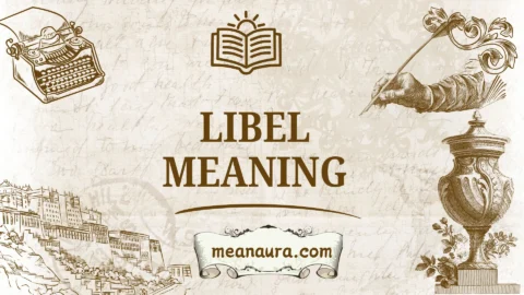 libel meaning