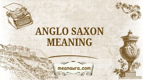 anglo saxon meaning