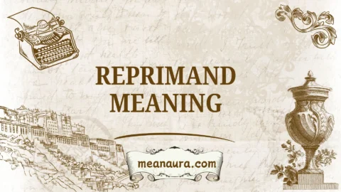 reprimand meaning